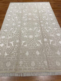 Pelas Silk-Blend Usak Handwoven Rug – 190X298 by Camel Carpet