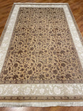 Pelas Silk-Blend Usak Handwoven Rug – 081017 by Camel Carpet