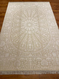 Pelas Silk-Blend Usak Handwoven Rug – 081029 by Camel Carpet