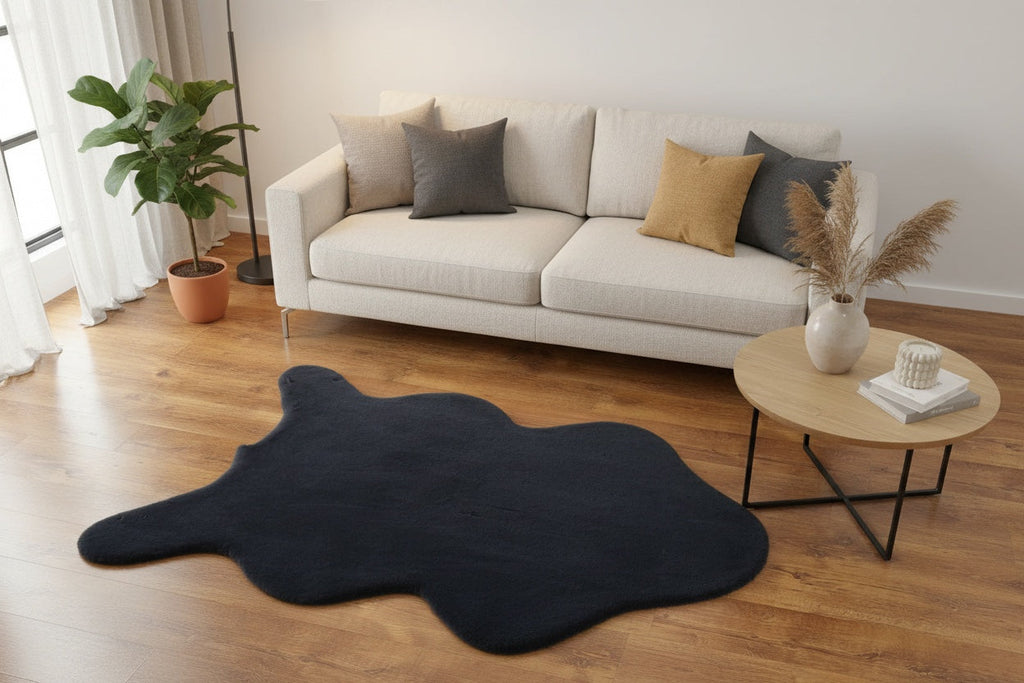 Rabbit Antrasit Pelus Rug by Camel Carpet