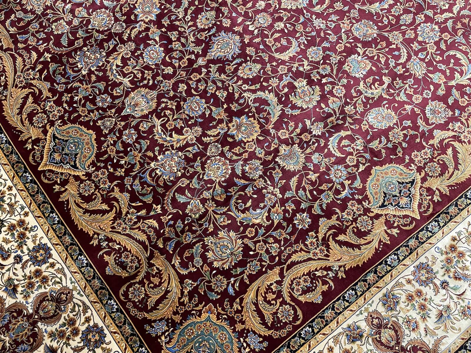 Quality Carpet Bamboo Rug Qum – 2034 by Camel Carpet