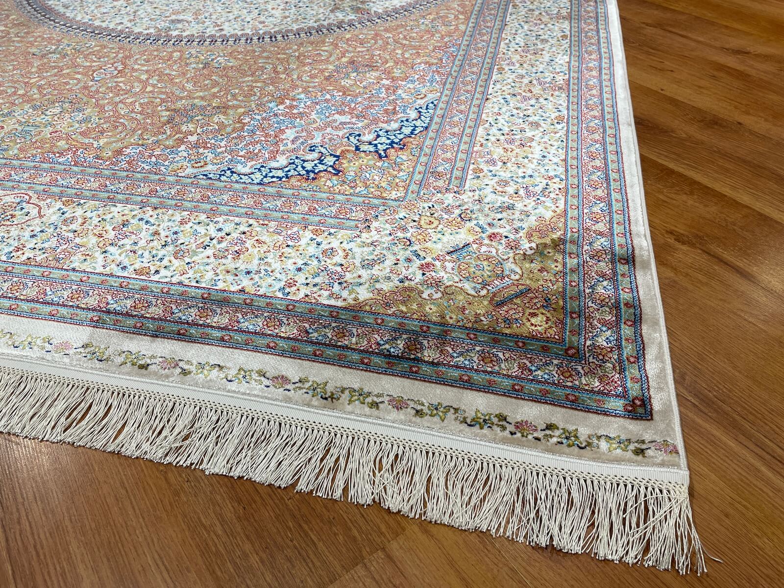 Quality Carpet Bamboo Rug 40475A Hardal by Camel Carpet