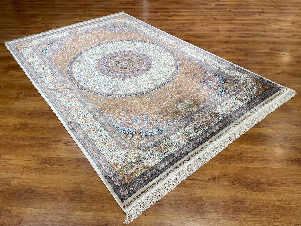 Quality Carpet Bamboo Rug 40475A Hardal by Camel Carpet
