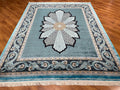 Quality Carpet Bamboo Rug 40708A Turkuaz by Camel Carpet