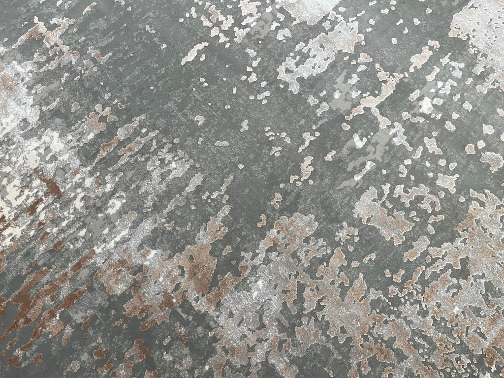 Quality Carpet Bamboo Rug 5970A Grey Beige by Camel Carpet
