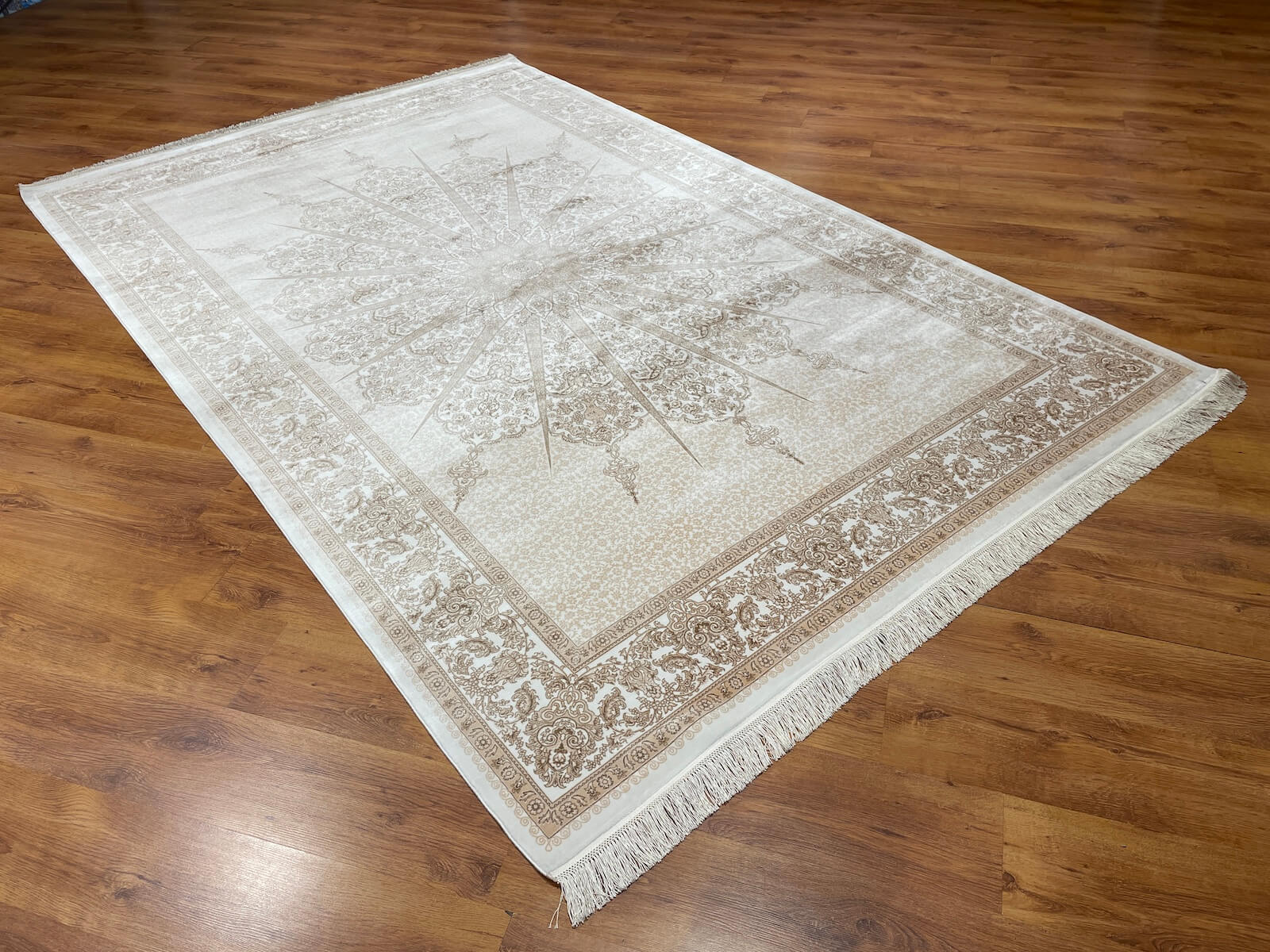 Quality Carpet Bamboo Rug – 7544B by Camel Carpet