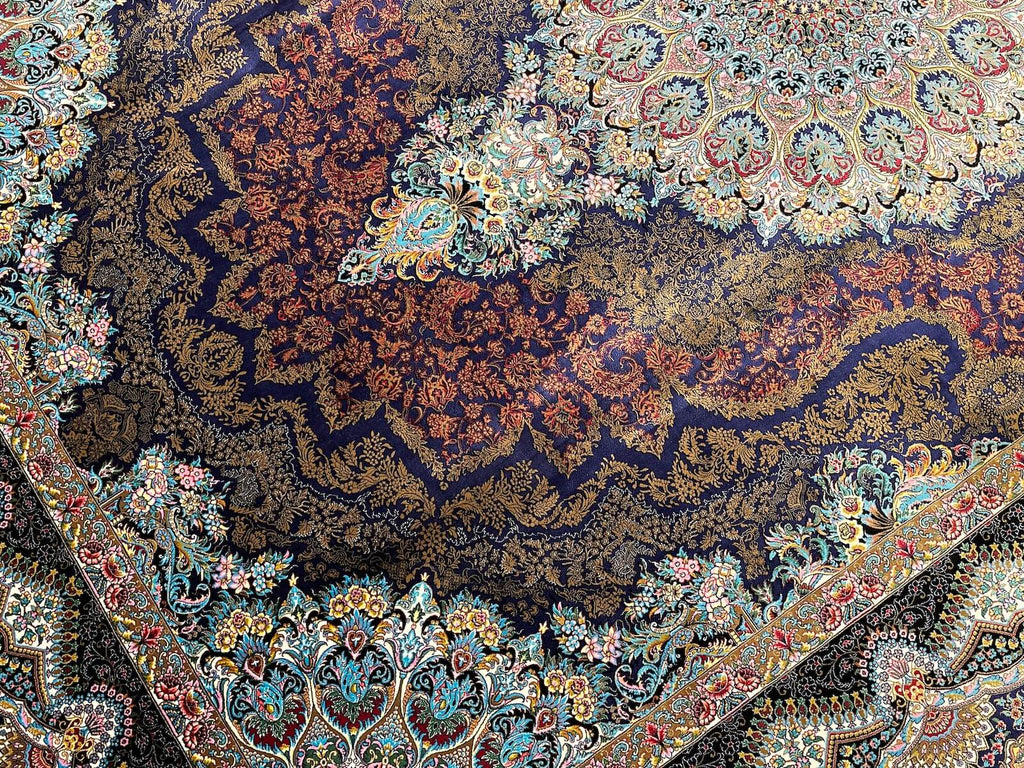 Quality Carpet Bamboo Rug Qum – 8063C by Camel Carpet
