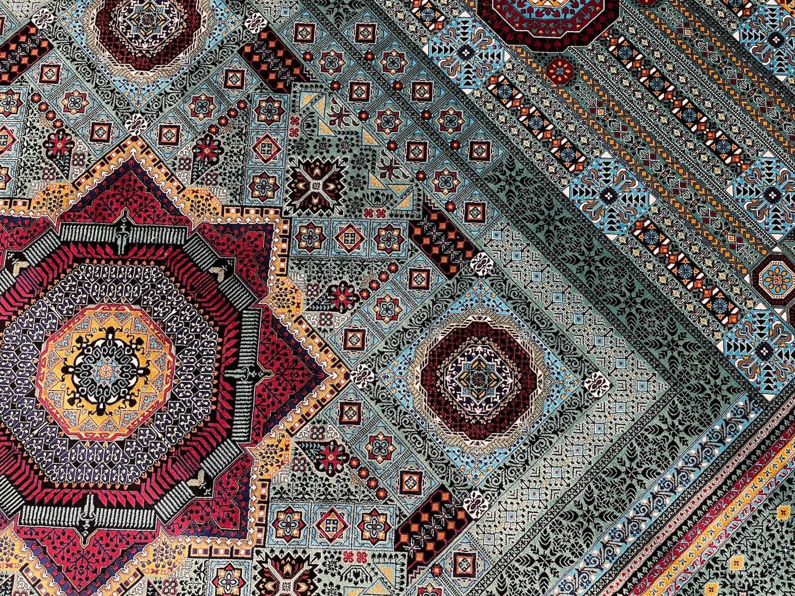 Quality Carpet Bamboo Rug – 8141A by Camel Carpet