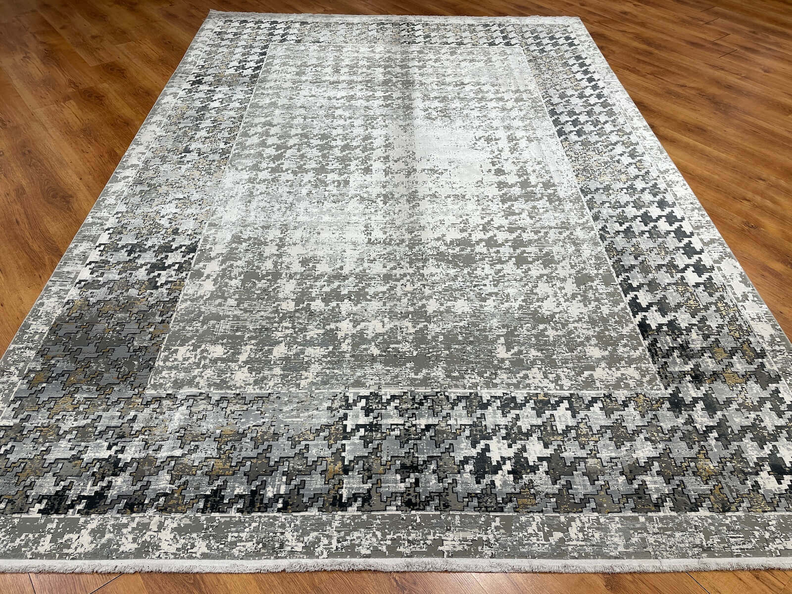 Quality Carpet Bamboo Rug Gray by Camel Carpet
