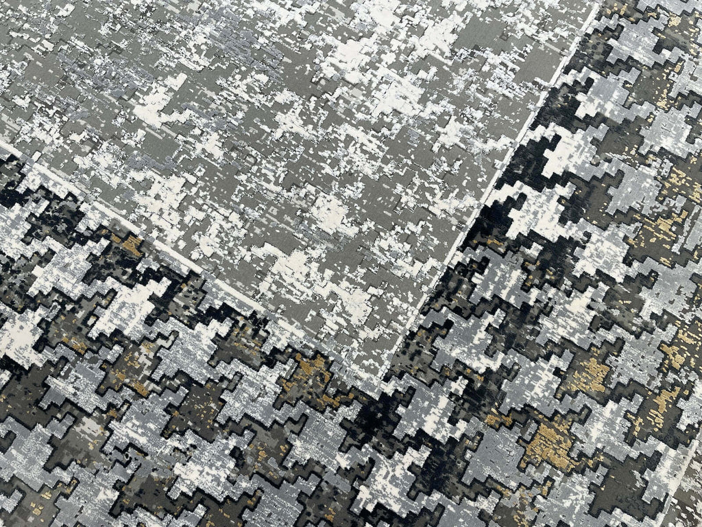 Quality Carpet Bamboo Rug Gray by Camel Carpet