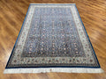 Quality Carpet Bamboo Rug Qum Blue by Camel Carpet
