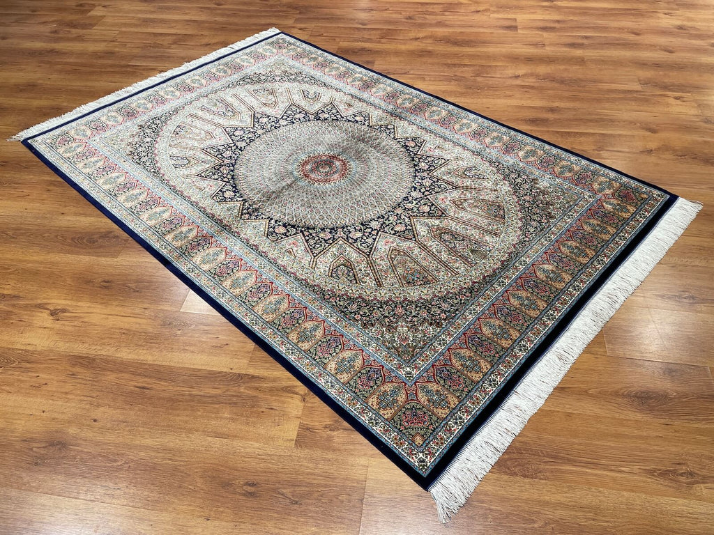 Quality Carpet Bamboo Rug Qum Bej by Camel Carpet