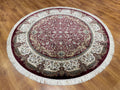 Quality Carpet Bamboo Rug Qum Round – 2034 by Camel Carpet