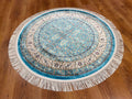 Quality Carpet Bamboo Rug Round – 39758F by Camel Carpet