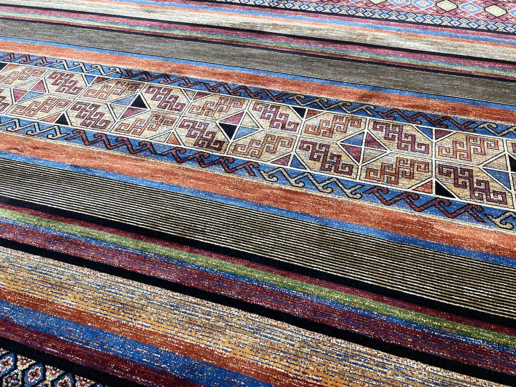 Quality Carpet Bamboo Rug Round – 5171A by Camel Carpet