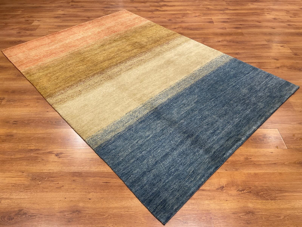 Rainbow Handwoven Rug by Camel Carpet