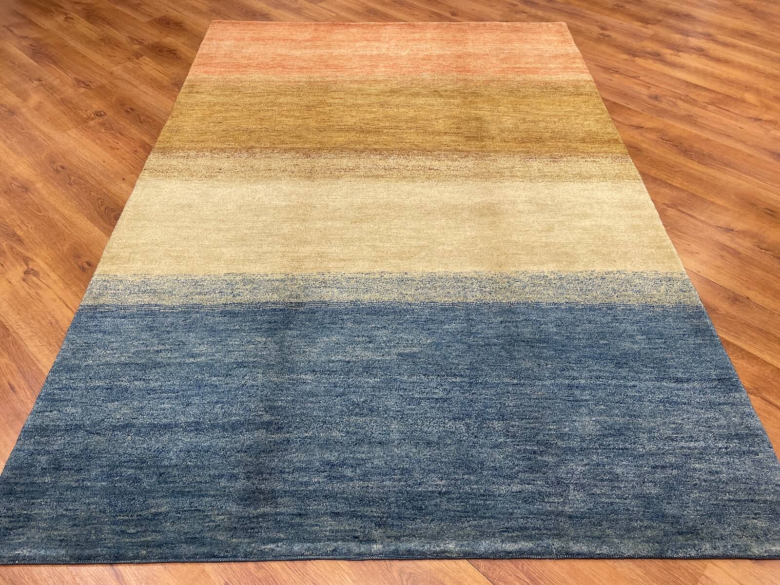 Rainbow Handwoven Rug by Camel Carpet
