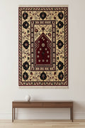 Sahra Mihrapli Usak Handwoven Rug by Camel Carpet