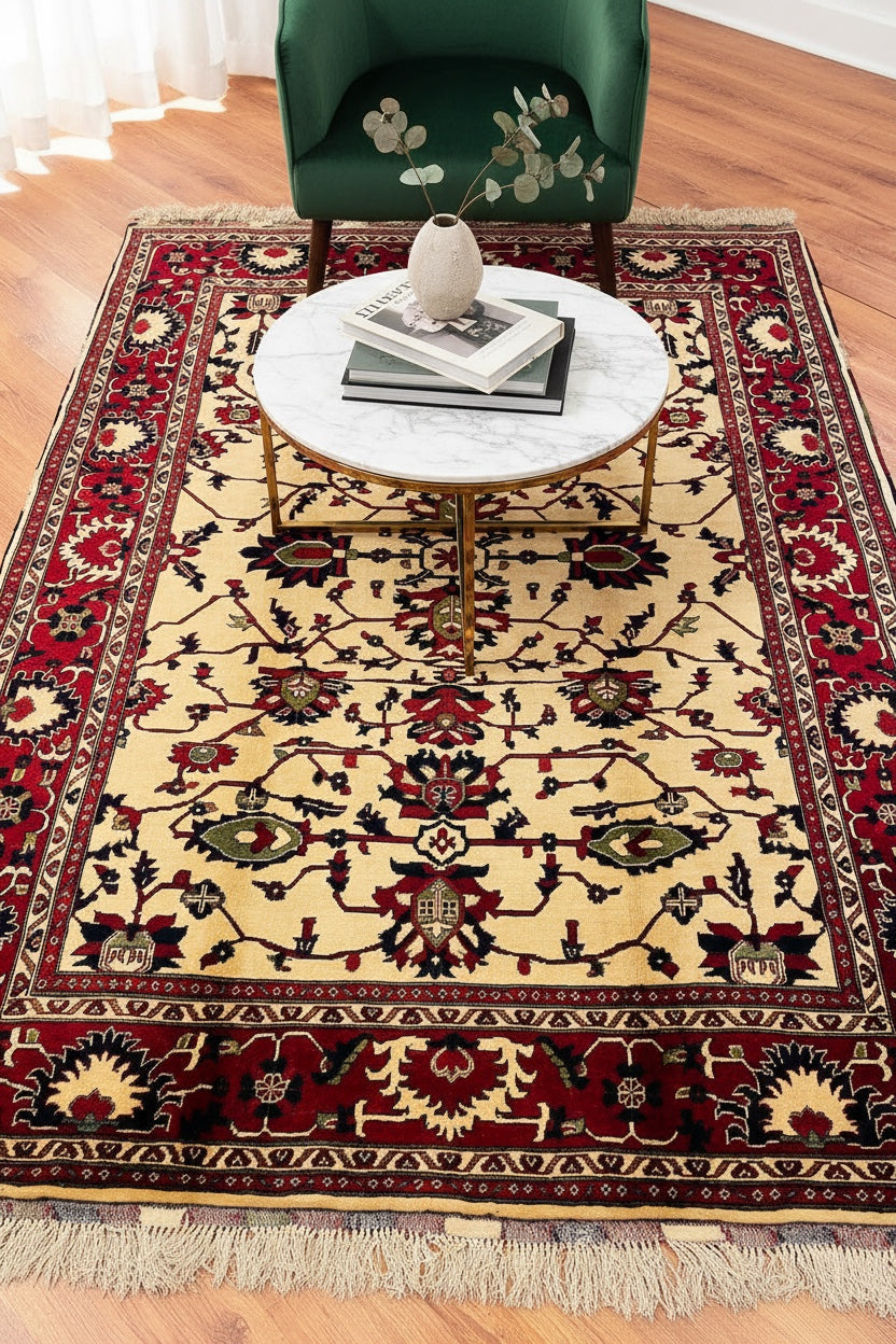 Sahra Usak Handwoven Rug by Camel Carpet
