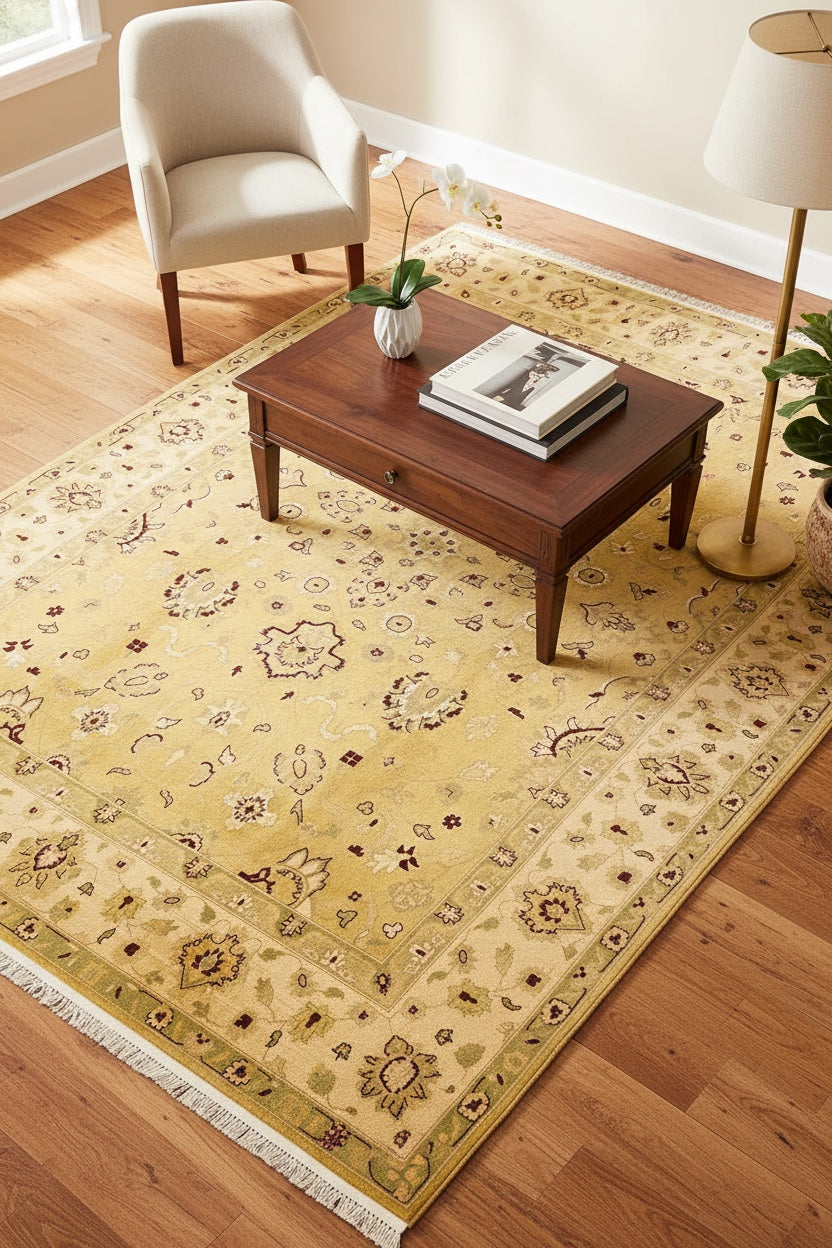 Sahra Usak Handwoven Rug – 31762 by Camel Carpet