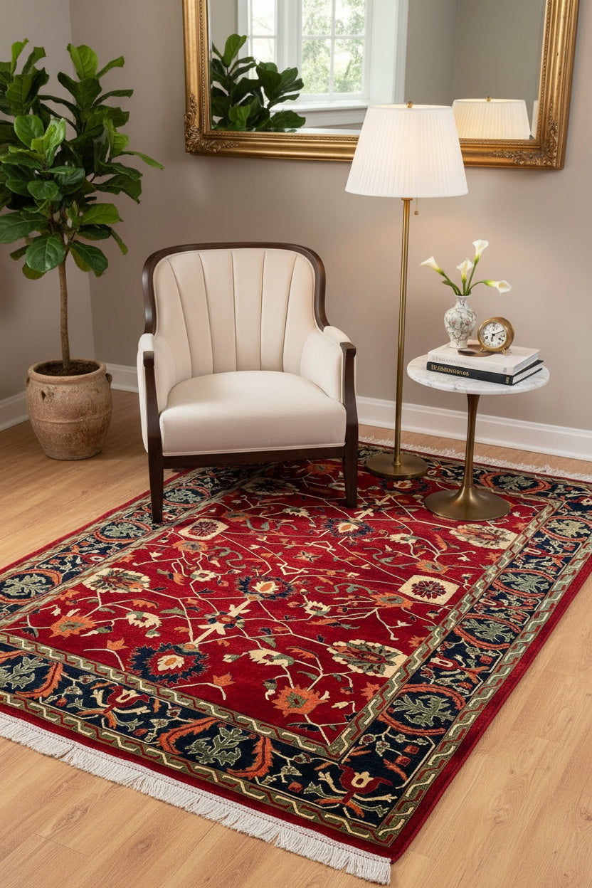 Sahra Usak Handwoven Rug by Camel Carpet