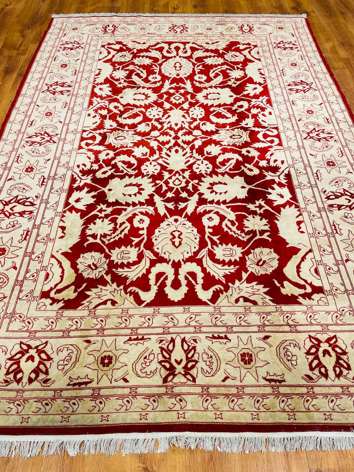 Sahra Usak Handwoven Rug – 198X287 by Camel Carpet