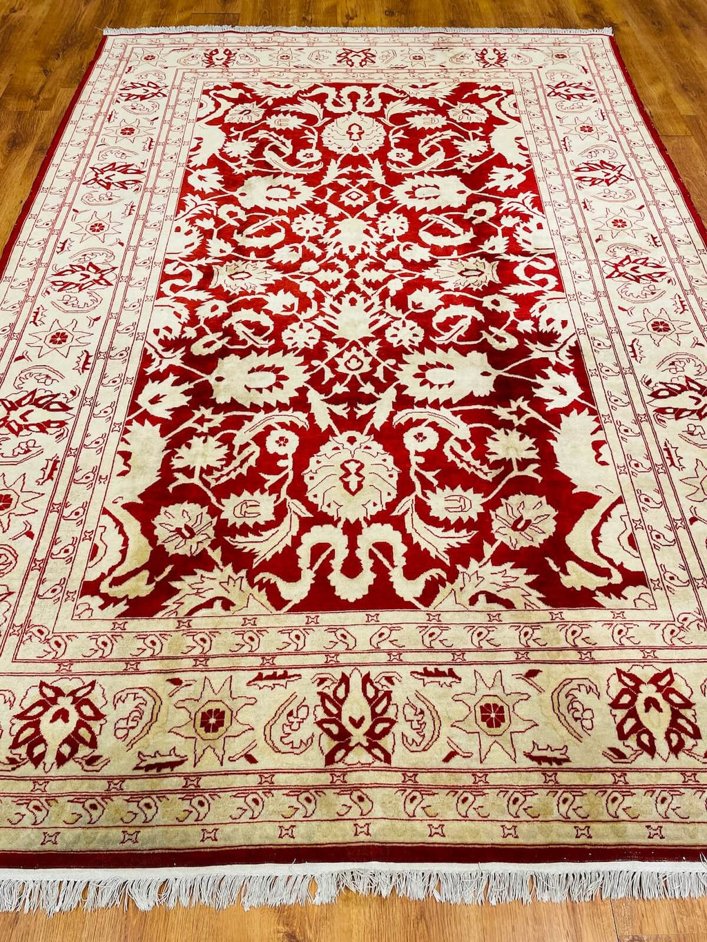 Sahra Usak Handwoven Rug – 198X287 by Camel Carpet