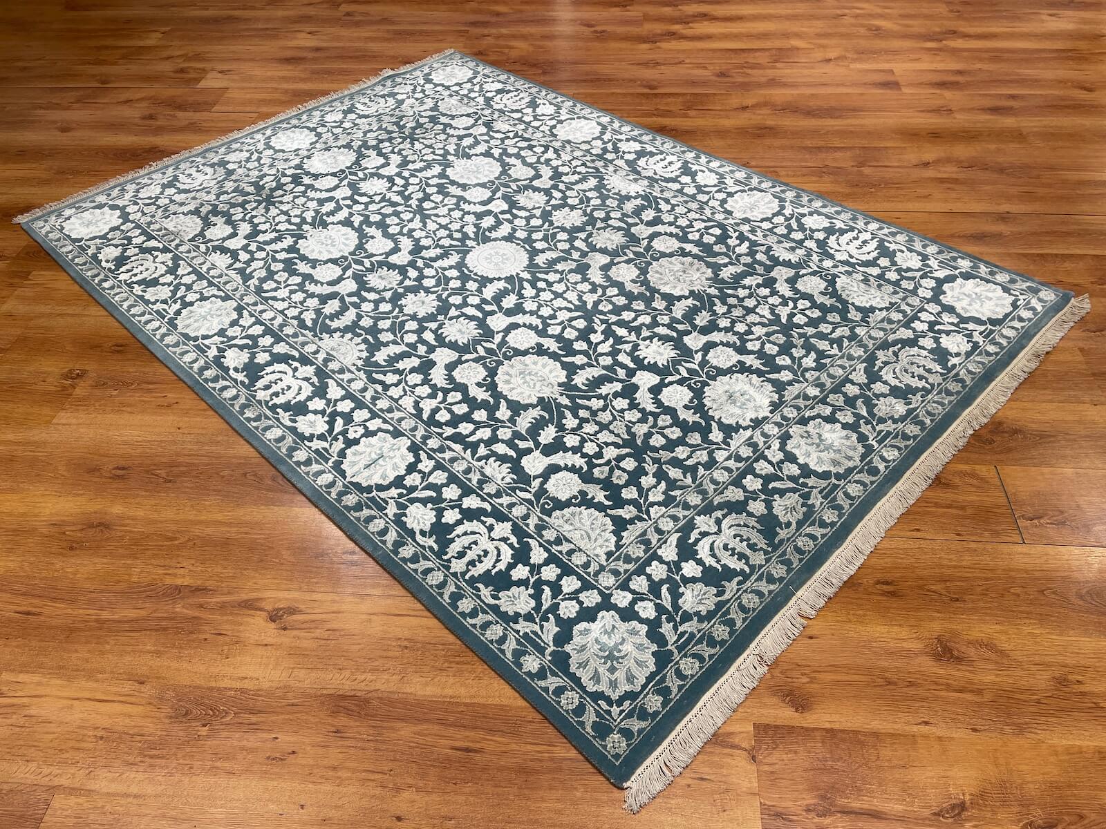 Siraze Silk-Blend Usak Handwoven Rug by Camel Carpet