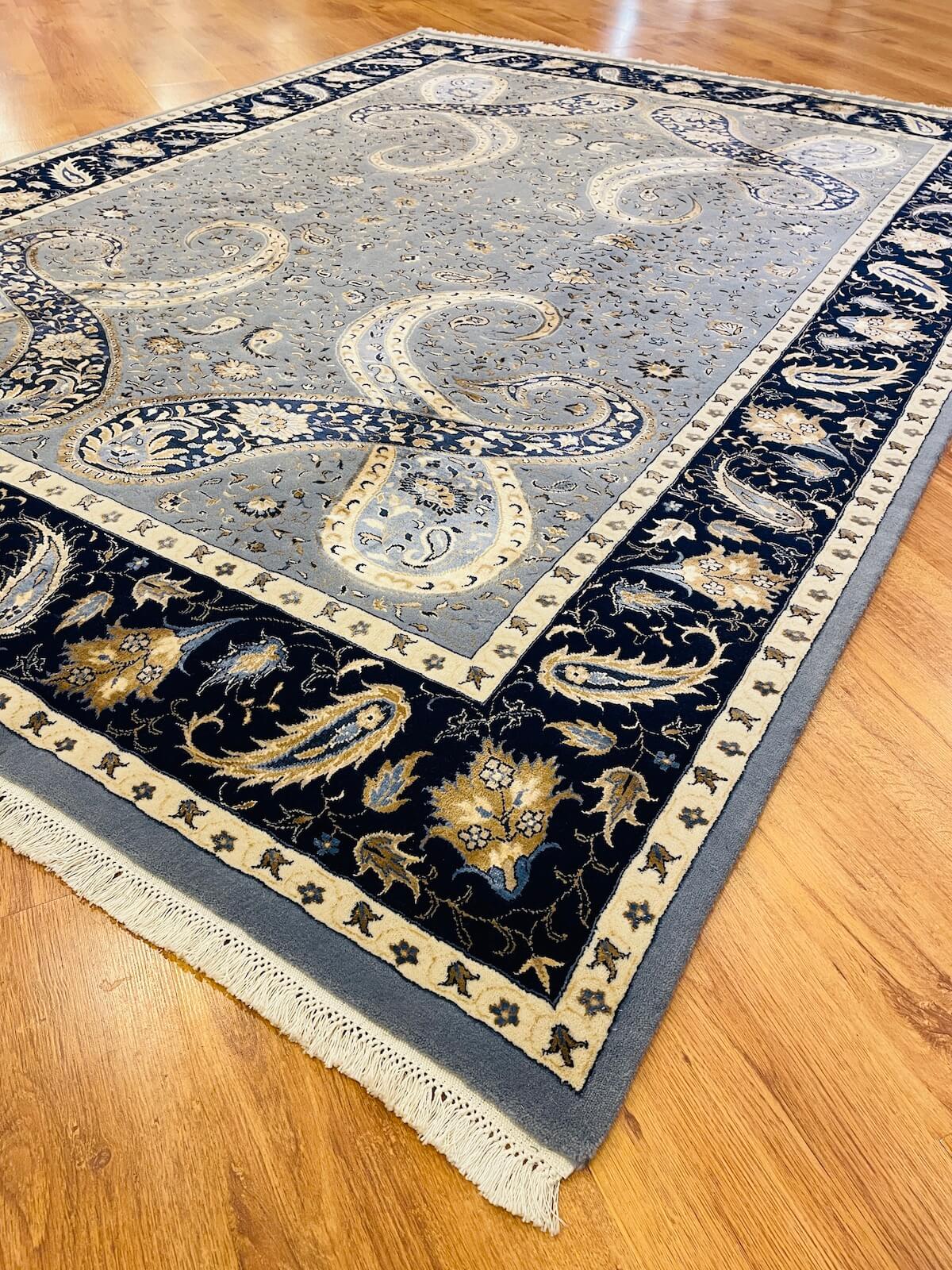 Siraze Silk-Blend Usak Handwoven Rug – 175X236 by Camel Carpet
