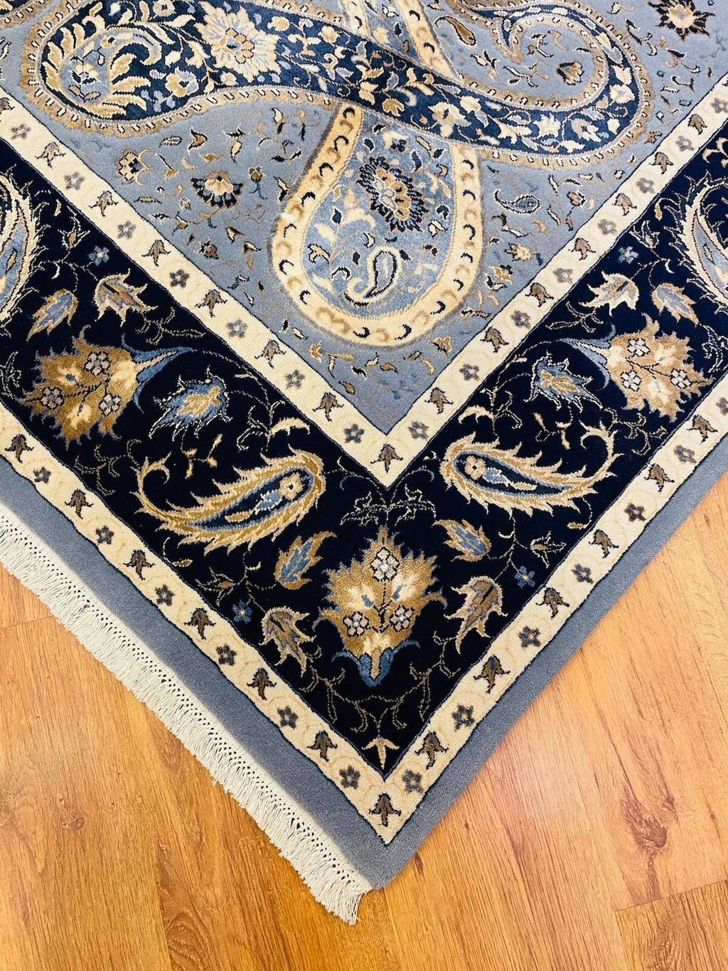 Siraze Silk-Blend Usak Handwoven Rug – 175X236 by Camel Carpet