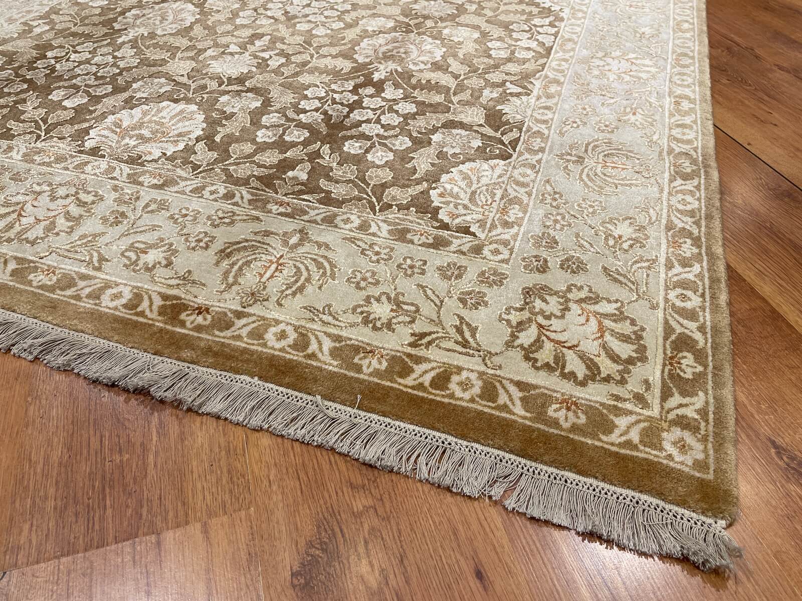 Siraze Silk-Blend Usak Handwoven Rug – 170X240 by Camel Carpet