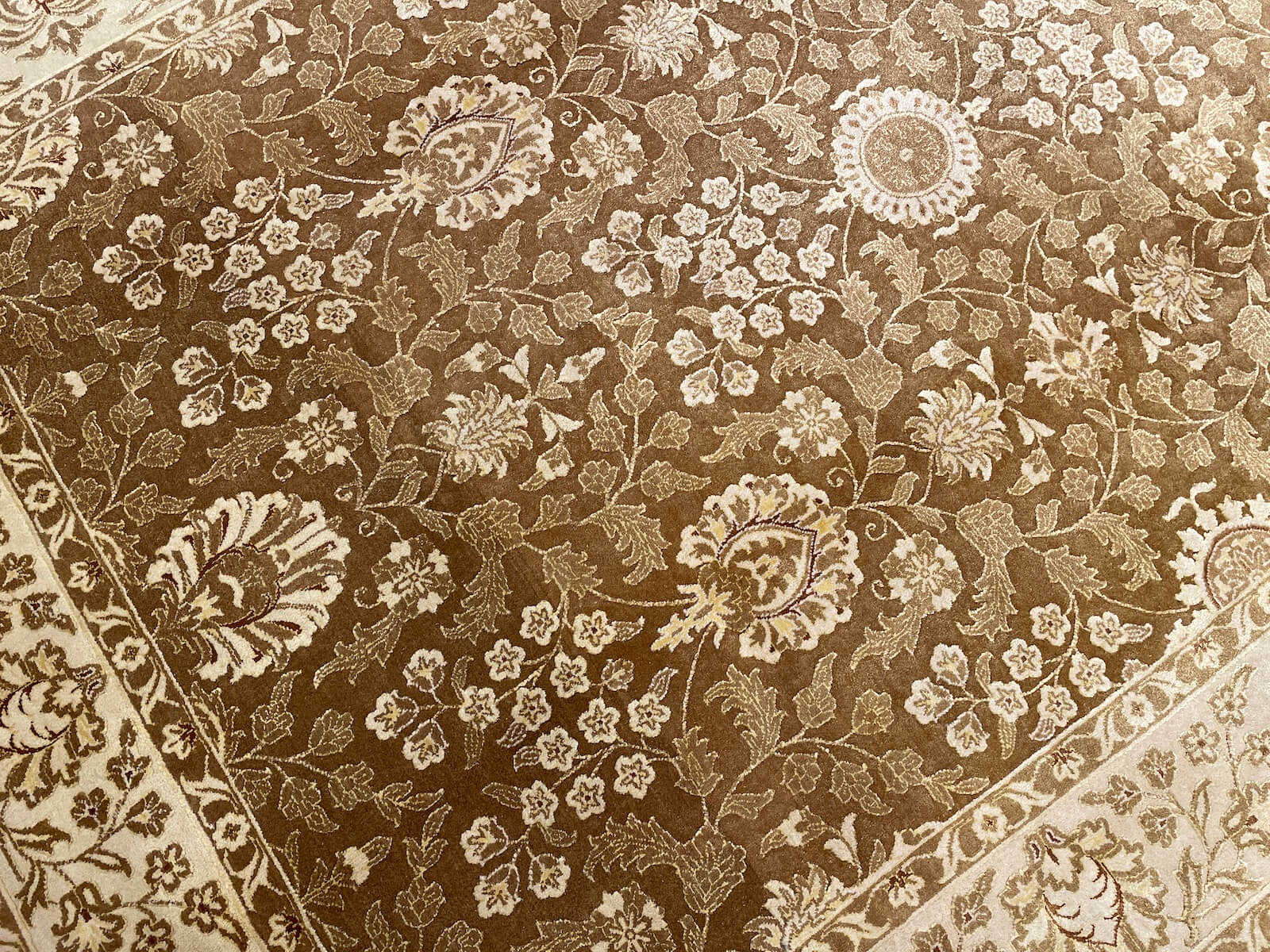 Siraze Silk-Blend Usak Handwoven Rug – 170X240 by Camel Carpet