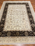 Siraze Silk-Blend Usak Handwoven Rug – 195X268 by Camel Carpet