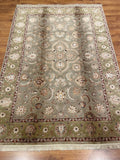 Siraze Silk-Blend Usak Handwoven Rug – 035777 by Camel Carpet