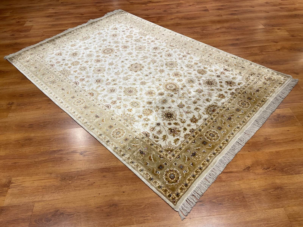 Siraze Silk-Blend Usak Handwoven Rug – 170X240 by Camel Carpet