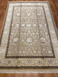 Siraze Silk-Blend Usak Handwoven Rug by Camel Carpet