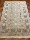 Siraze Silk-Blend Usak Handwoven Rug – 057197 by Camel Carpet
