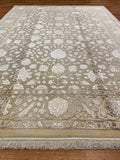 Siraze Silk-Blend Usak Handwoven Rug – 062282 by Camel Carpet