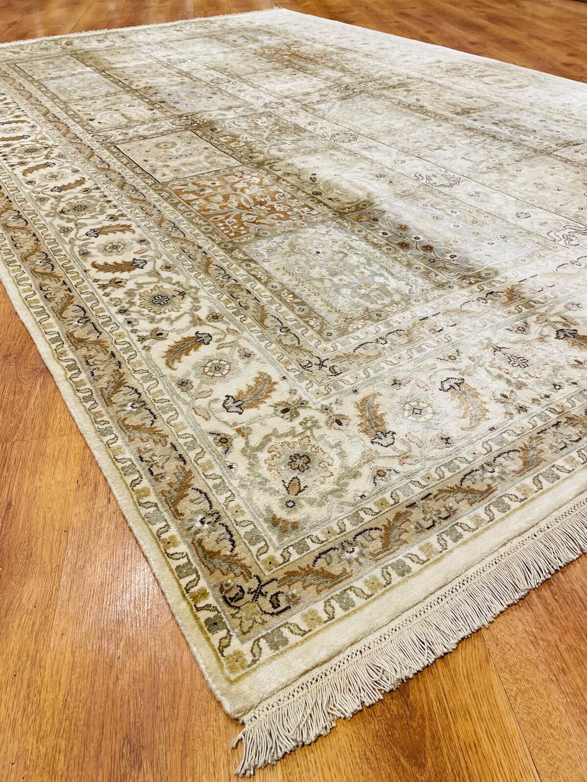 Siraze Silk-Blend Usak Handwoven Rug – 188X295 by Camel Carpet