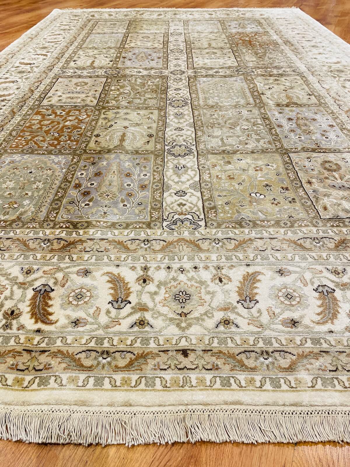 Siraze Silk-Blend Usak Handwoven Rug – 188X295 by Camel Carpet