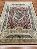 Siraze Silk-Blend Usak Handwoven Rug – 200X283 by Camel Carpet