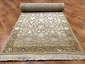 Siraze Silk-Blend Usak Handwoven Runner Rug – 064000 by Camel Carpet