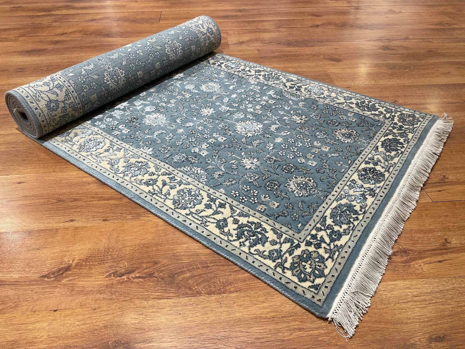 Siraze Silk-Blend Usak Handwoven Runner Rug – 82X297 by Camel Carpet