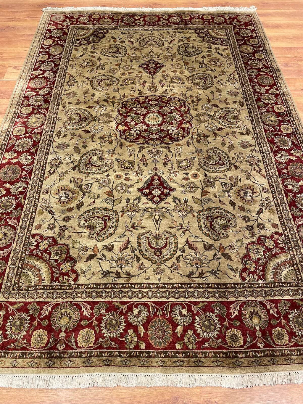 Siraze Usak Handwoven Rug – 022245 by Camel Carpet