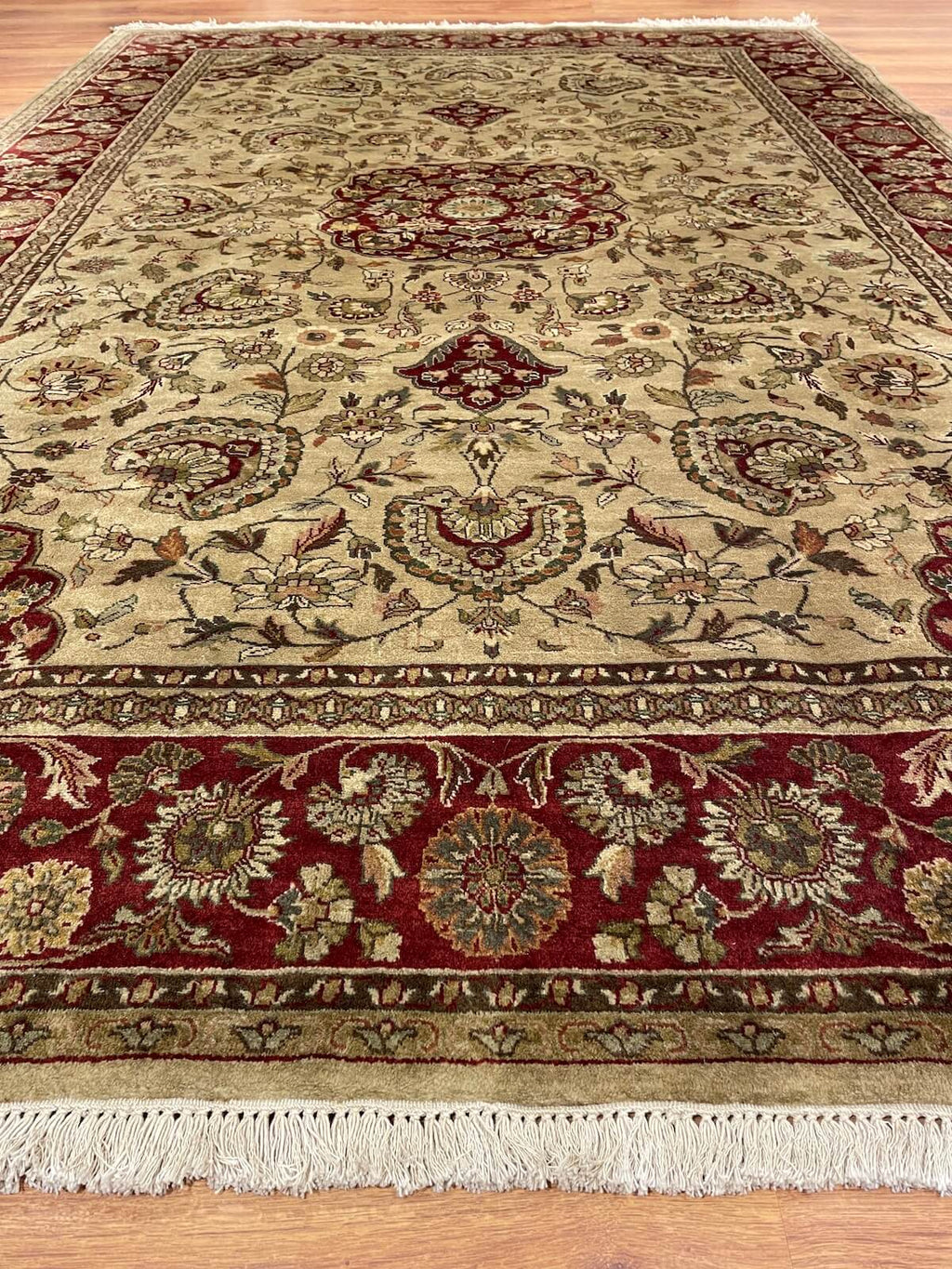 Siraze Usak Handwoven Rug – 022245 by Camel Carpet