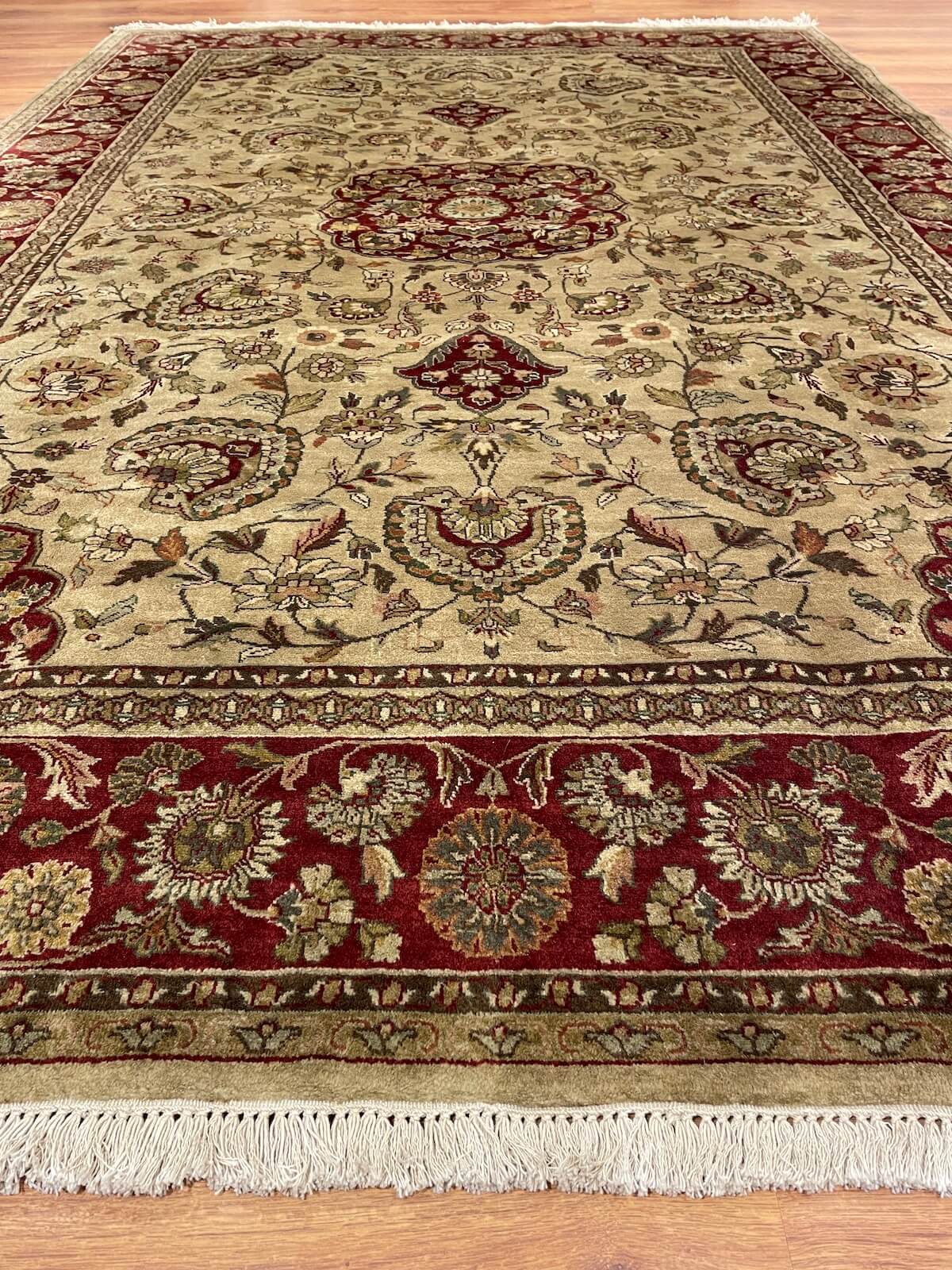 Siraze Usak Handwoven Rug – 022245 by Camel Carpet