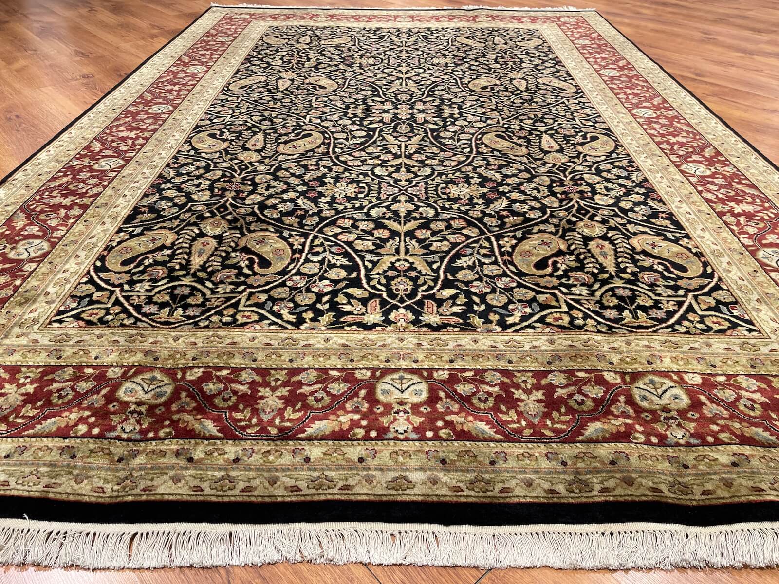 Siraze Usak Handwoven Rug – 187X272 by Camel Carpet