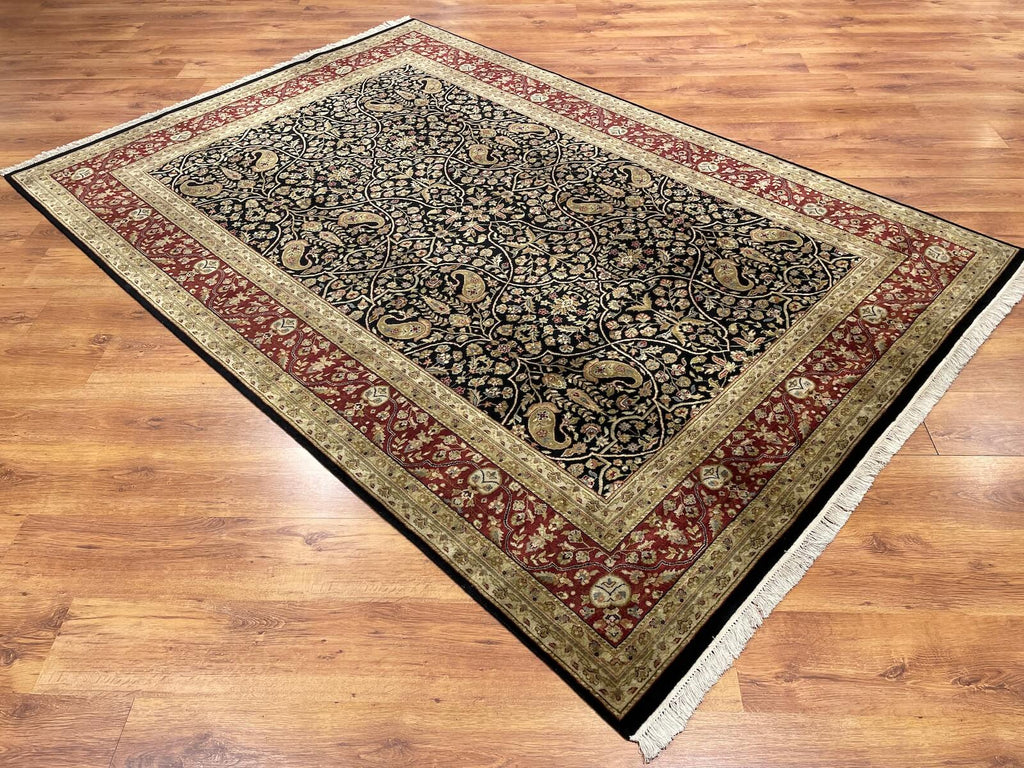 Siraze Usak Handwoven Rug – 187X272 by Camel Carpet