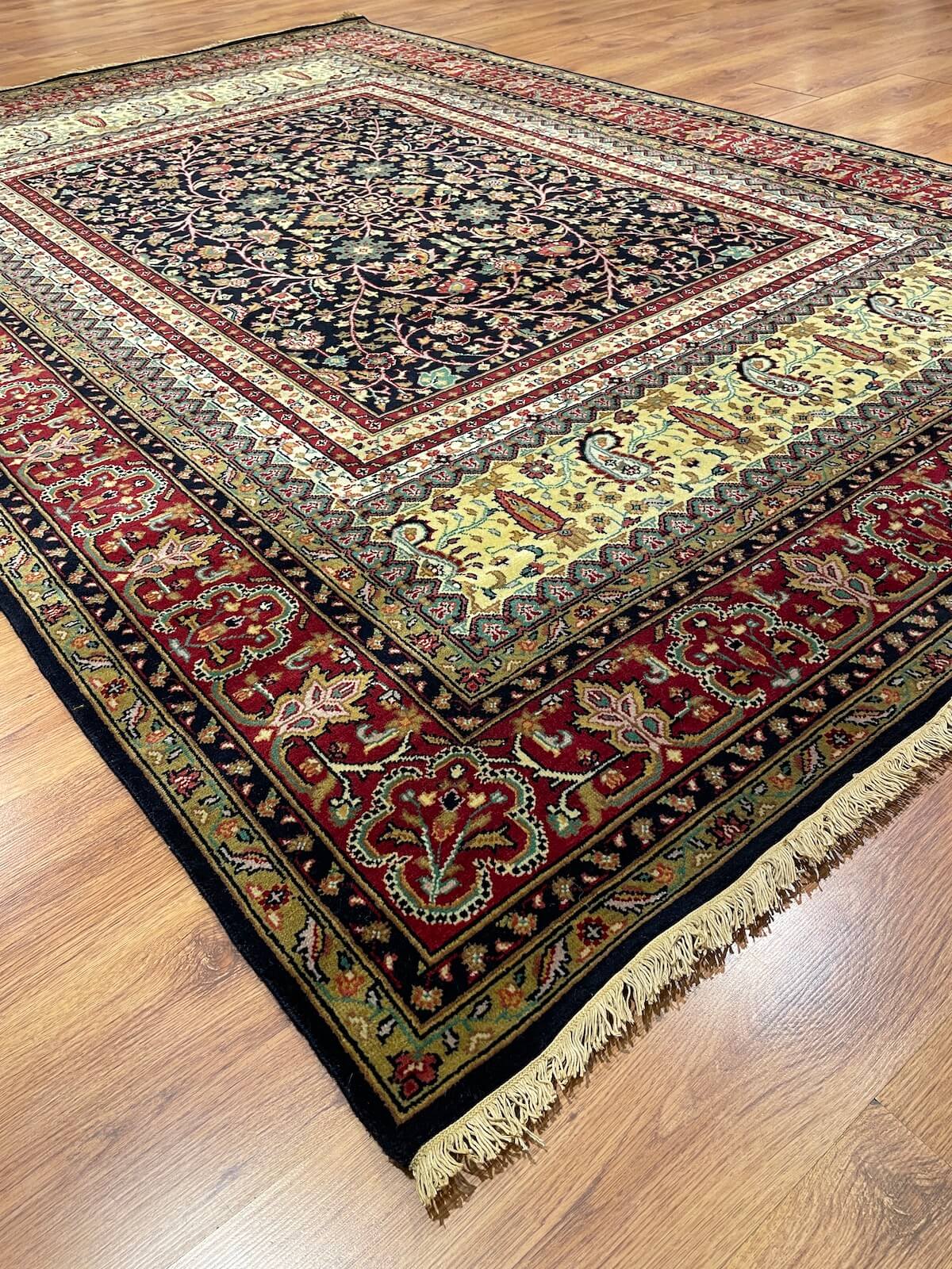 Siraze Usak Handwoven Rug – 183X275 by Camel Carpet