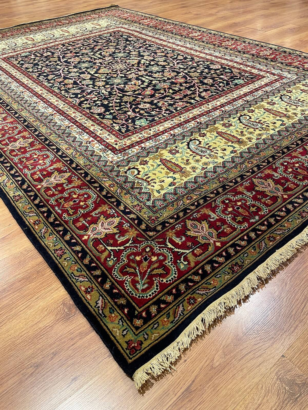 Siraze Usak Handwoven Rug – 183X275 by Camel Carpet